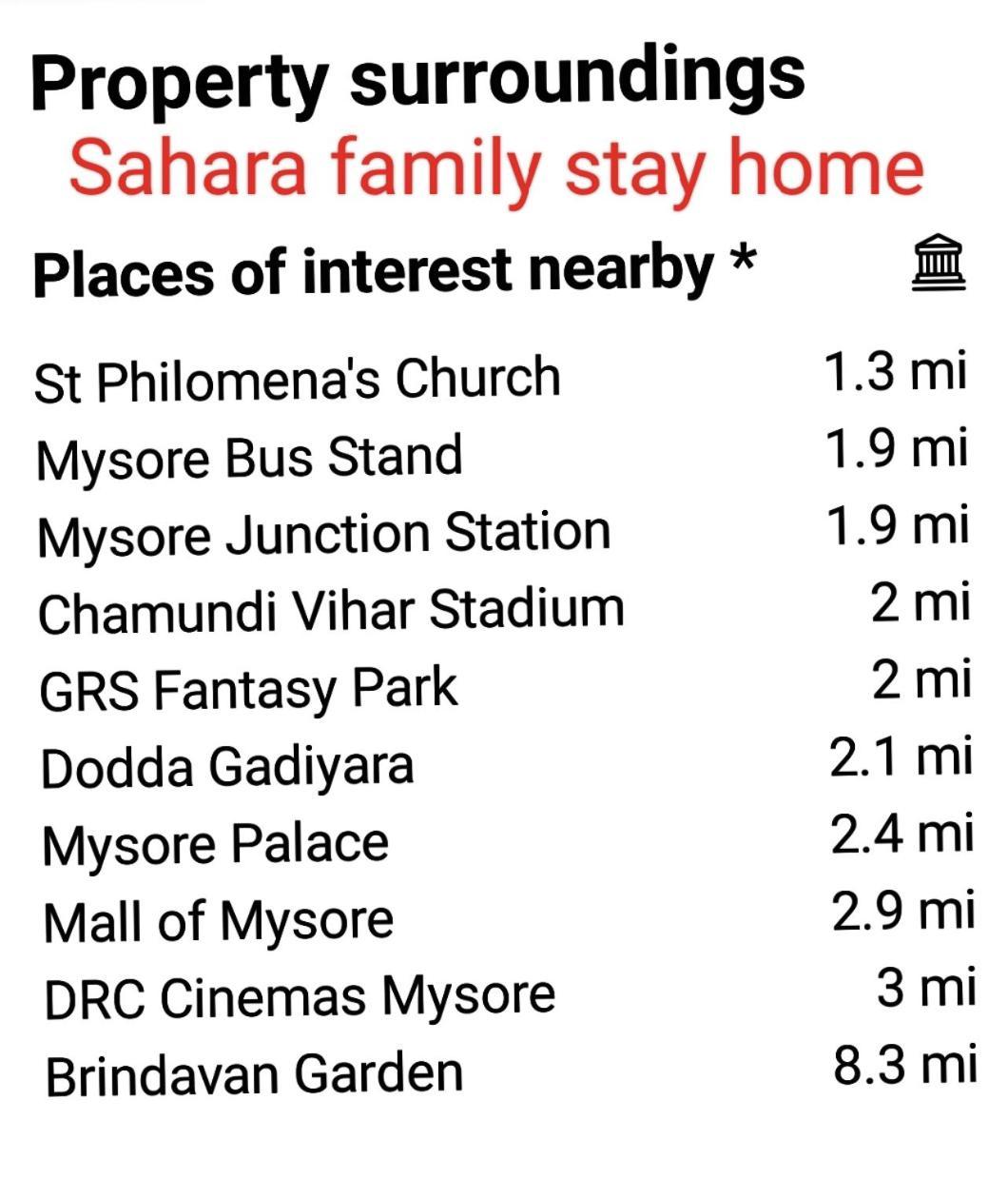 Sahara Family Holiday home Mysore
